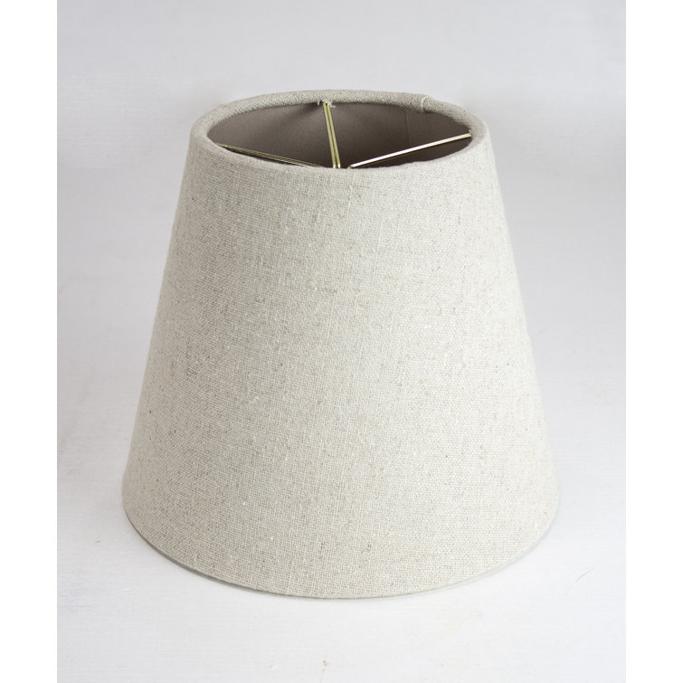 Charlton Home® 7'' H x 8'' W Linen Empire Lamp Shade ( Clip On